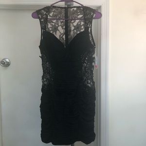Black Lace Formal Dress